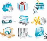 Vector shopping and Consumerism icon set