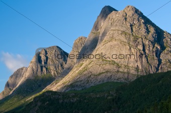 Coastal mountains of Norway