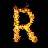 burning alphabet