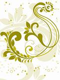 curve design background with tattoo vector