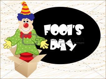 artistic fools day background