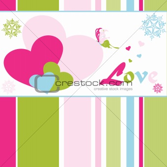 colorful pattern card