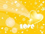 abstract design yellow background