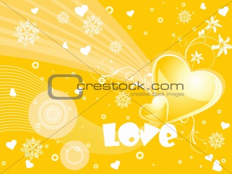 abstract design yellow background