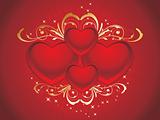 romantic red love background
