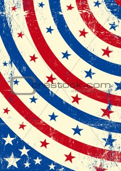 Patriotic grunge background for you