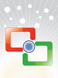 patriotic indian background vector illustration