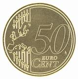 Uncirculated 50 Eurocent new map