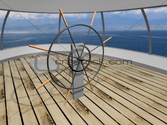 Yacht deck