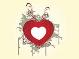 valentines shining heart, banner52