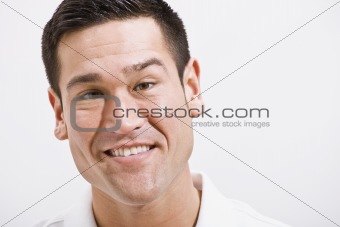 Close Up Portrait of Attractive male