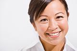 Beautiful Asian Woman Smiling