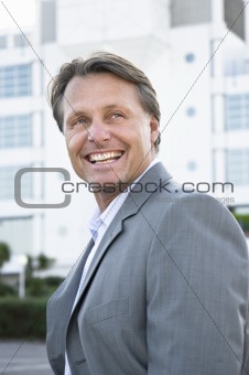 happy smiling businessman