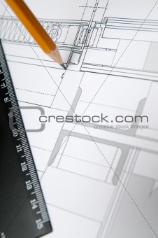 Construction blueprint