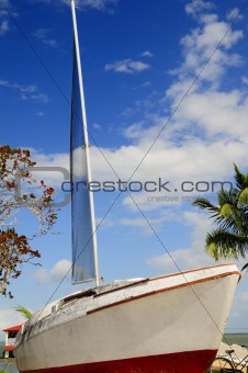 Old sailing boat
