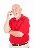 Senior Man - On Cellphone