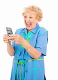 Senior Woman - Funny Text Message