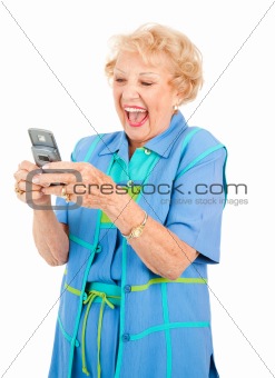 Senior Woman - Funny Text Message