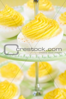 Swirly Deviled Eggs