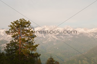 mountains in Sequoia National Park, CA