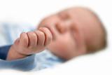 High Depth of Field Image of a Baby Boys Hand