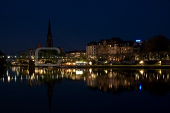 frankfurt at night