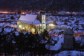 Night view of the Black Church