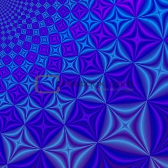 Abstract blue & lilac fractal rendered background
