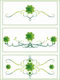 accent shamrock with curve design 17 march