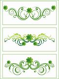 green color clover with artistic pattern 17 amrch