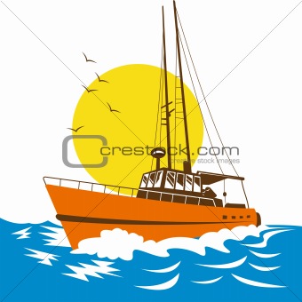 Big Boat Cartoon