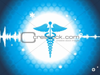  blue medical background