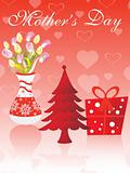 mother day background with many object