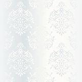 Intricate white satin wedding pattern