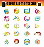 Set of Abstract Design Elements