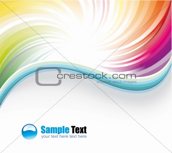 Delicate Colorful Business Background 