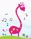 Singing giraffe