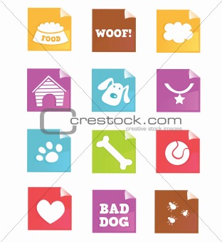 Dog icons – VECTOR