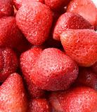 Ripe red strawberry 