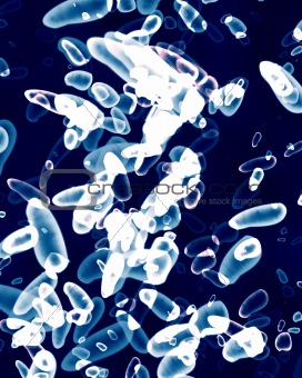 Enlarged bacteria illustration 