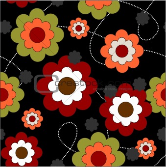 repeat floral background