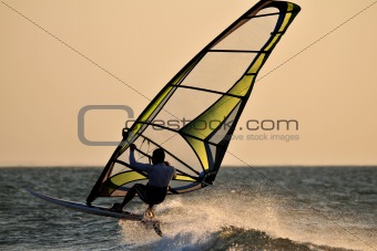wind surf jump