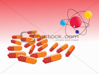 medicine with atomic structure