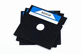 Three 5,25" floppy disks