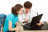 Doctor and Patient on Computer