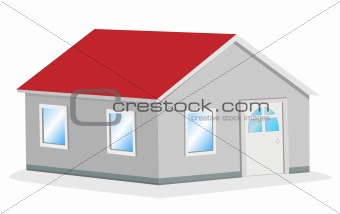 simple house vector illustration