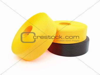 cable, wire on a white background