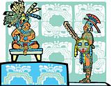 Mayan King and Warrior