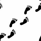 Abstract footprint background.