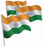 India 3d flag.